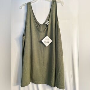 Ava & Viv Khaki Women's Tank Top